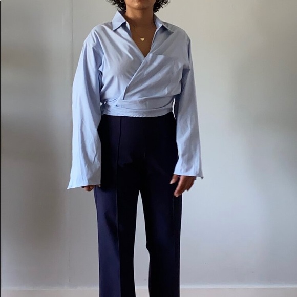 Sibling vintage x Subrina Heyink button up wrap tops - Picture 9 of 12